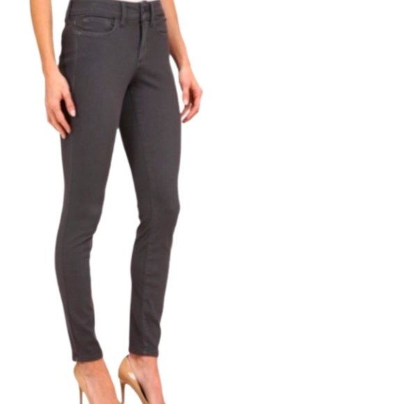 NYDJ Marilyn Straight Leg Grey Denim Jeans Sz 10 - Picture 1 of 9